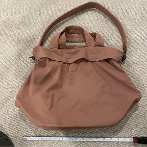 NWOT Pink Nylon Crossbody Satchel Bag